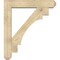 Ekena Millwork Merced Craftsman Rough Sawn Bracket w/ Offset Brace, Douglas Fir, 8"W x 42"D x 48"H BKT0806X42X48MRC04RDF - alternate 4